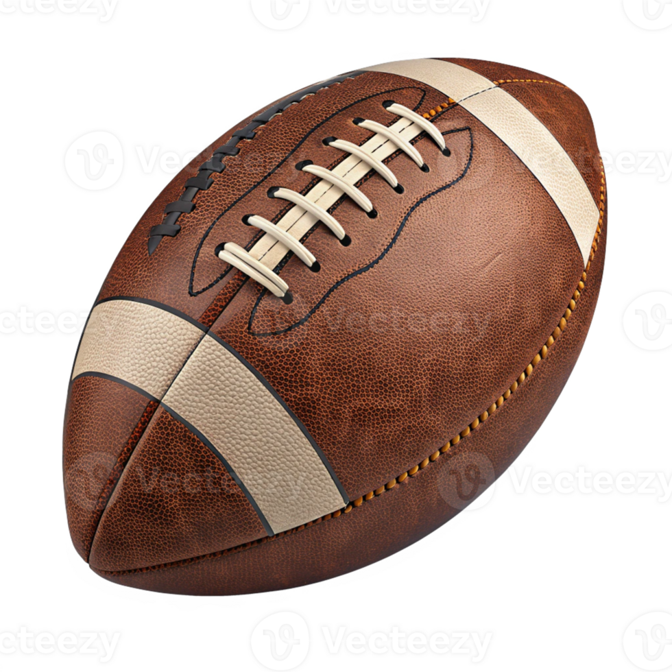 Free an American football ball on a transparent background png