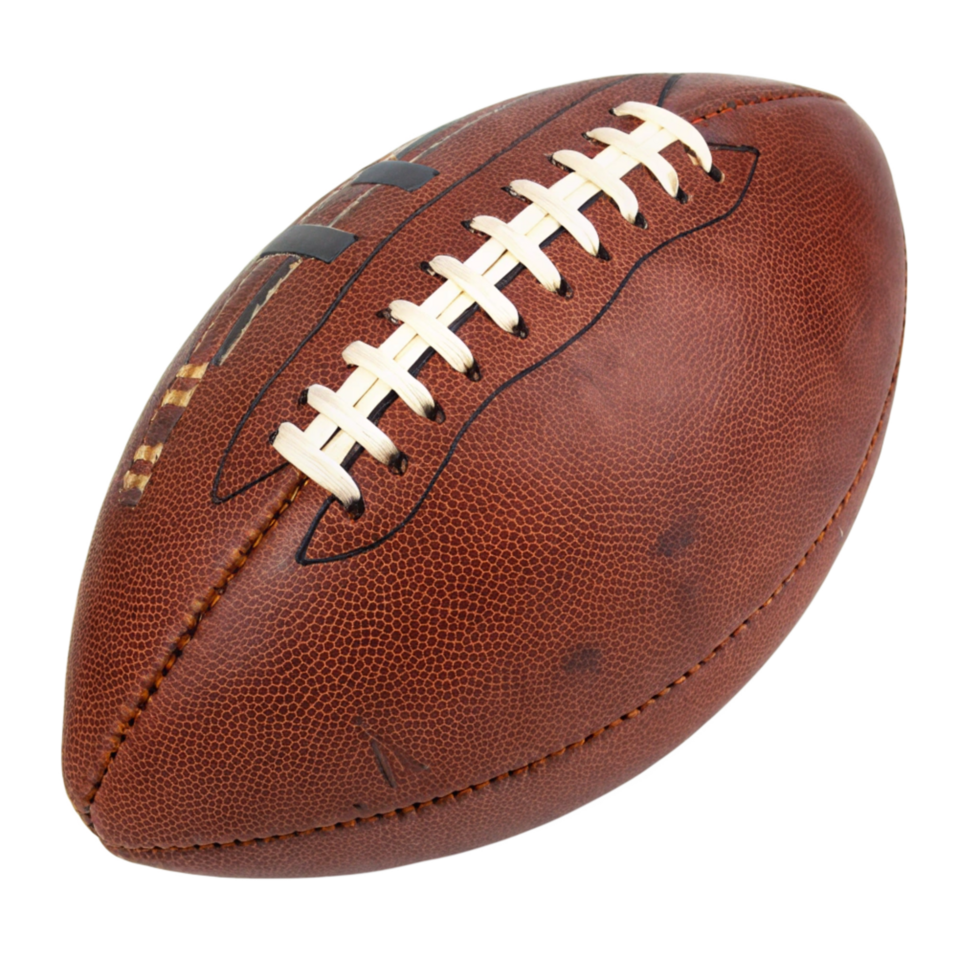 new an American football on a transparent background png