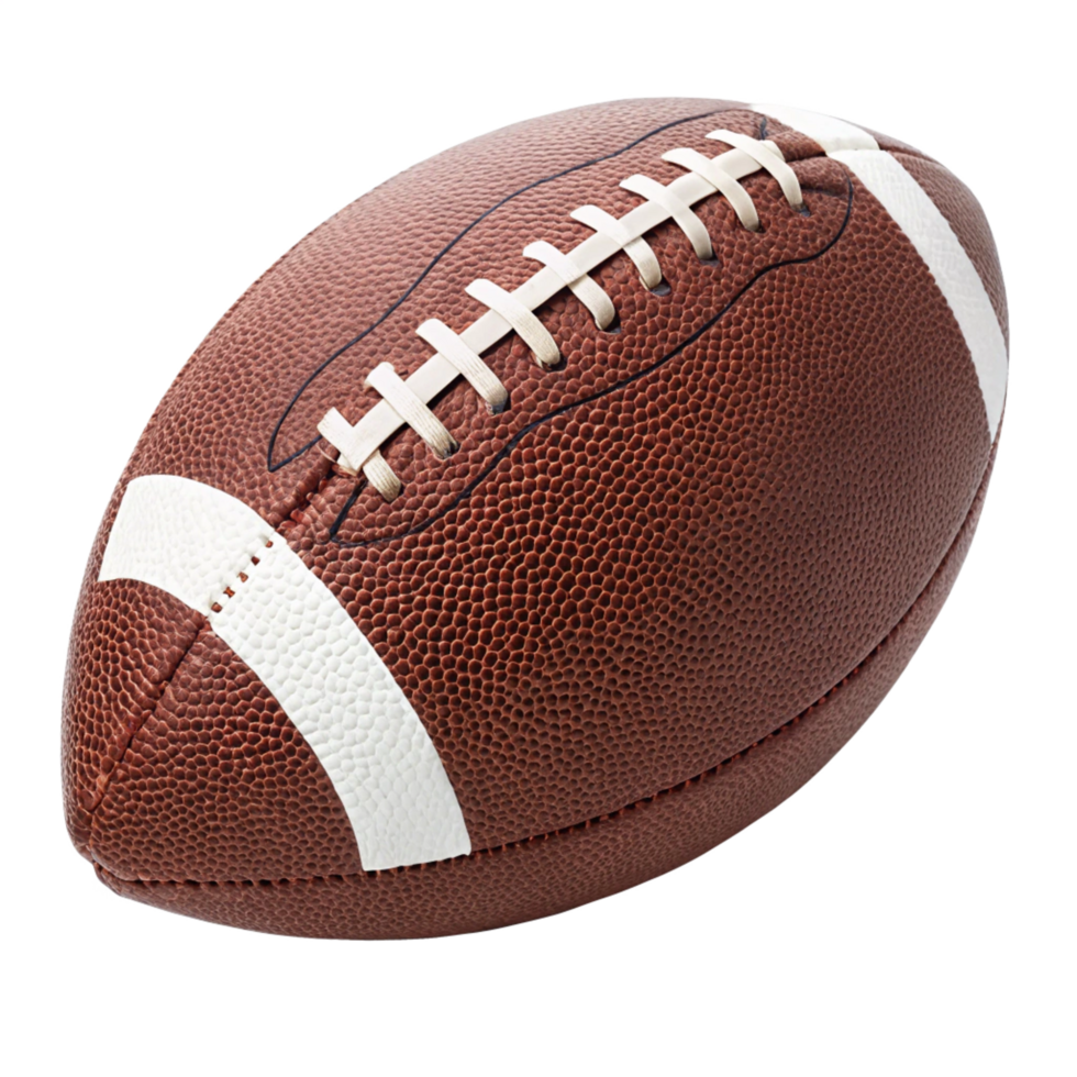 Hd image an american football ball on a transparent background png