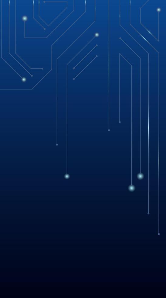 Technology background, electronic circuit board for phone screen vector