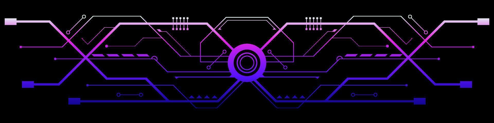 Technology components, communication devices, electronics, computer components vector