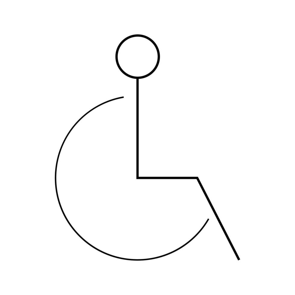Accessible Icon Wheelchair Symbol vector