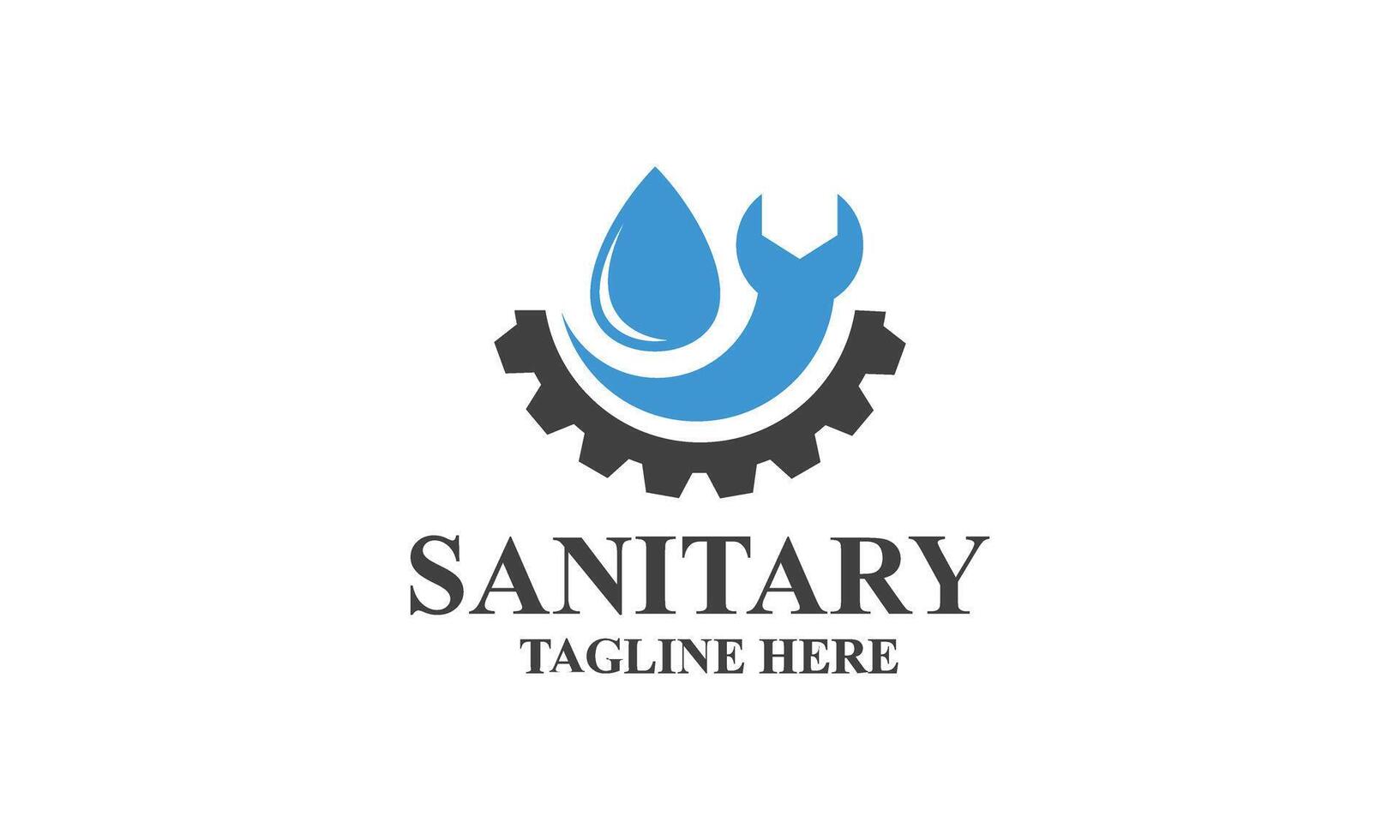 Sanitary logo symbol icon vector