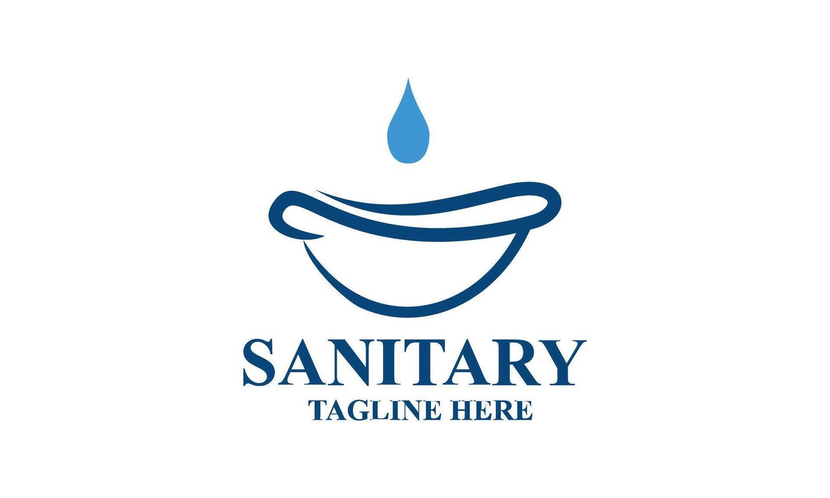 Sanitary logo symbol vector