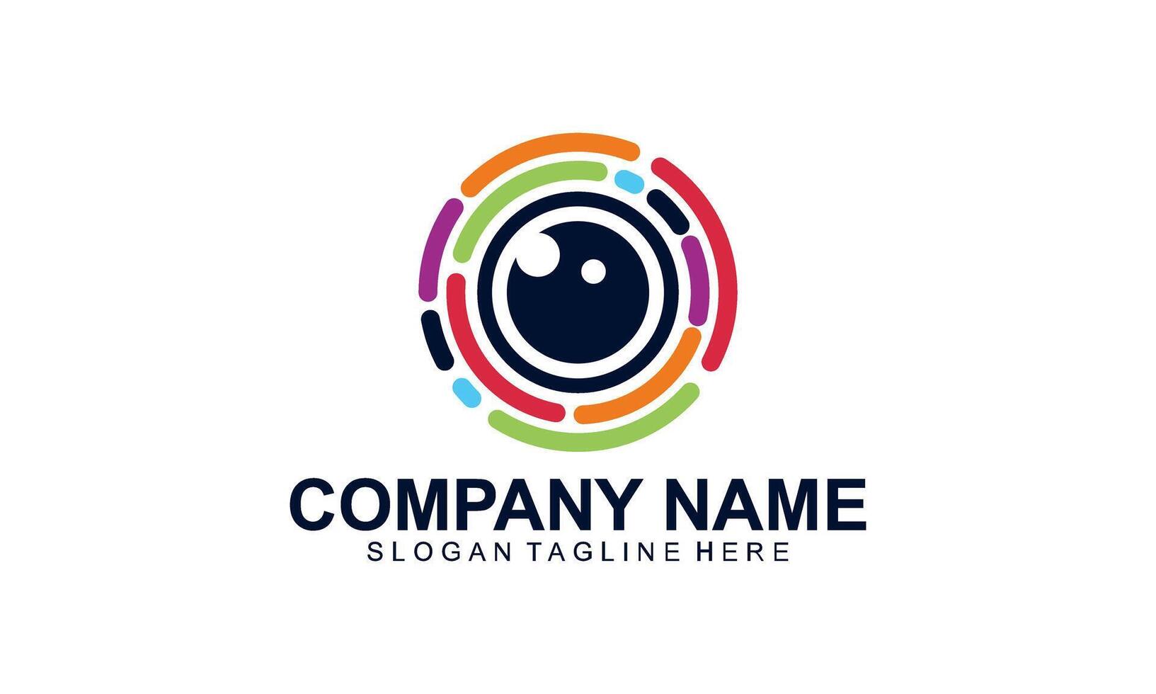 Photo camera logo . vector