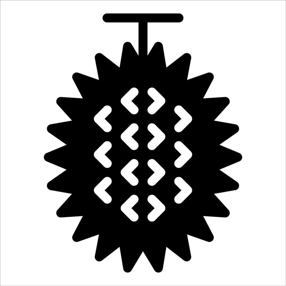 A black and white illustration of a fruit vector
