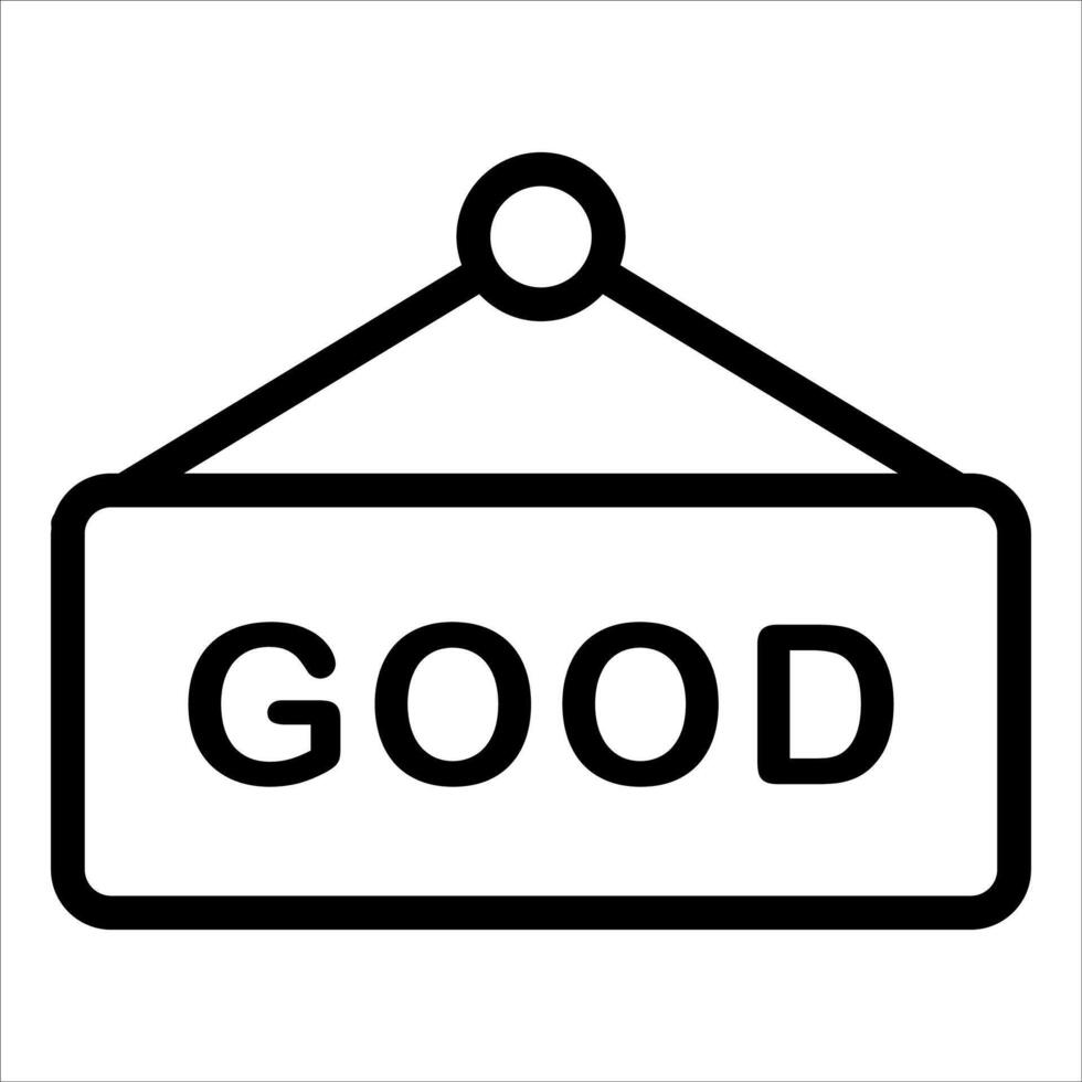 Good sign icon vector