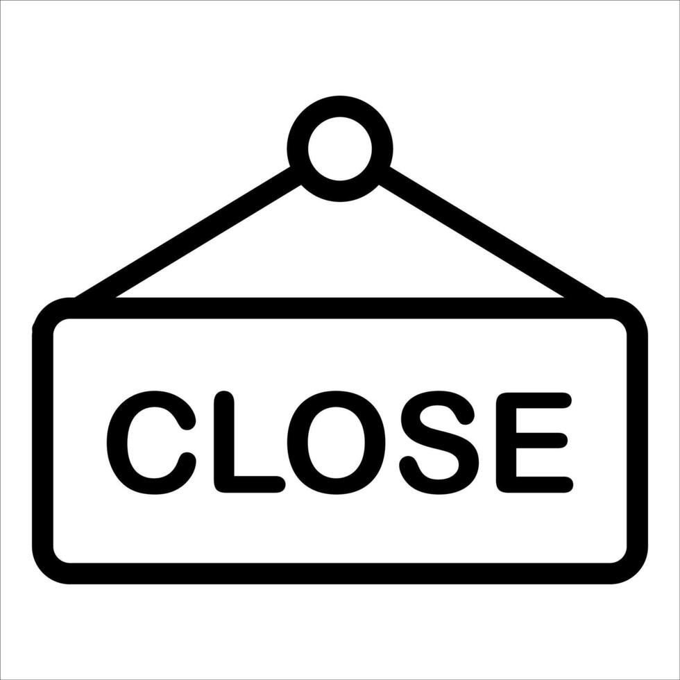 Close sign icon vector