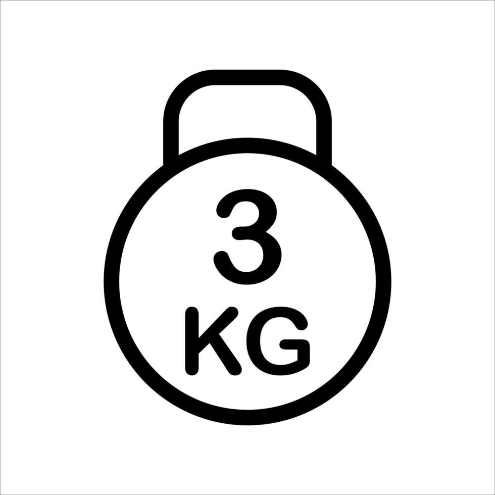 Weight training icon illustration vector