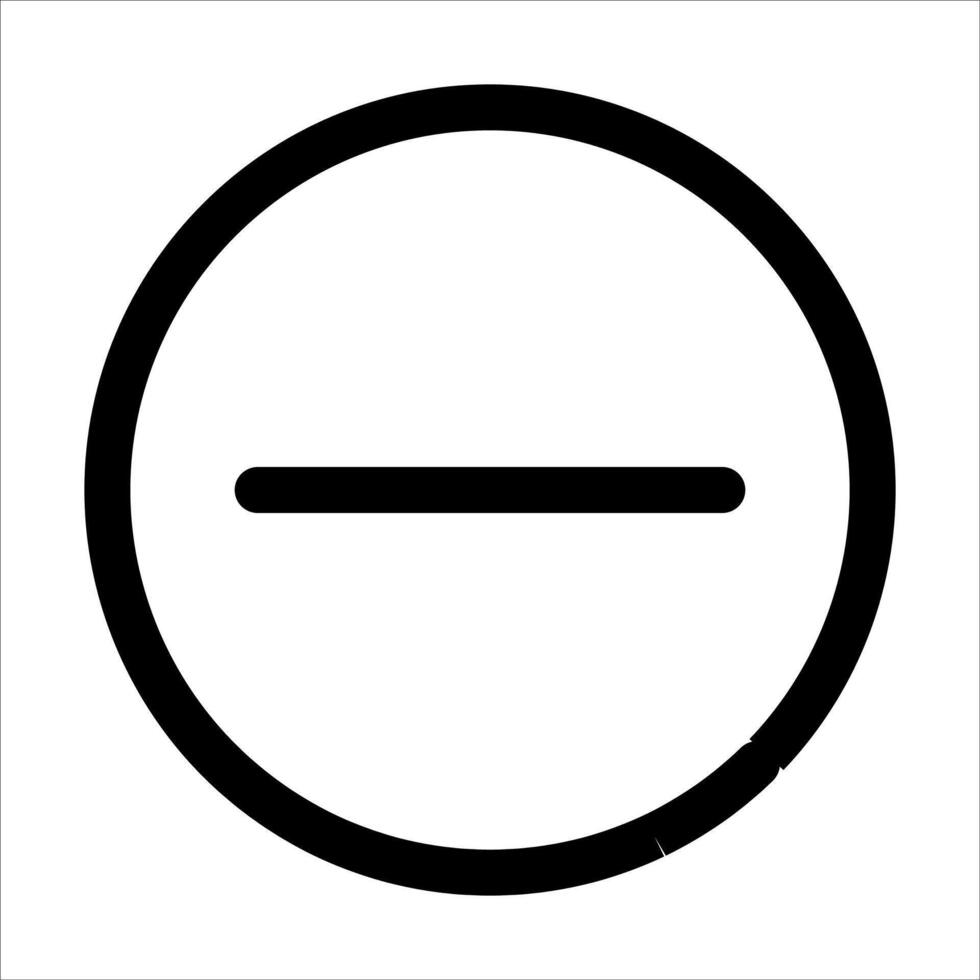 A black and white image of a circle with an empty space vector