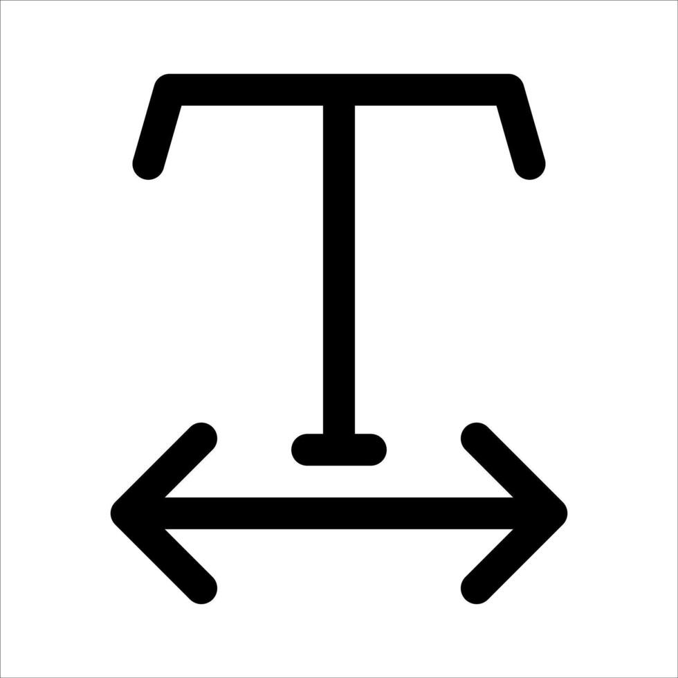 A black and white sign with an arrow pointing to the left vector