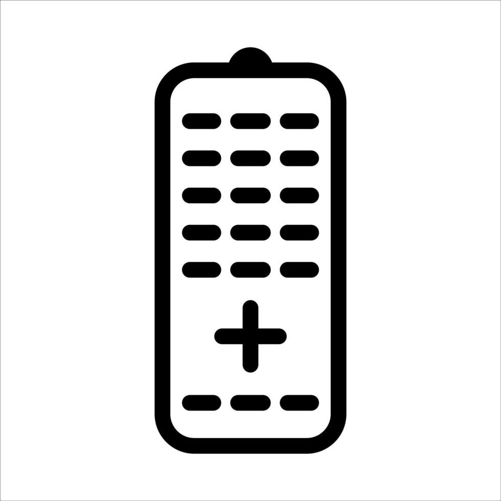 A remote control icon on a white background vector