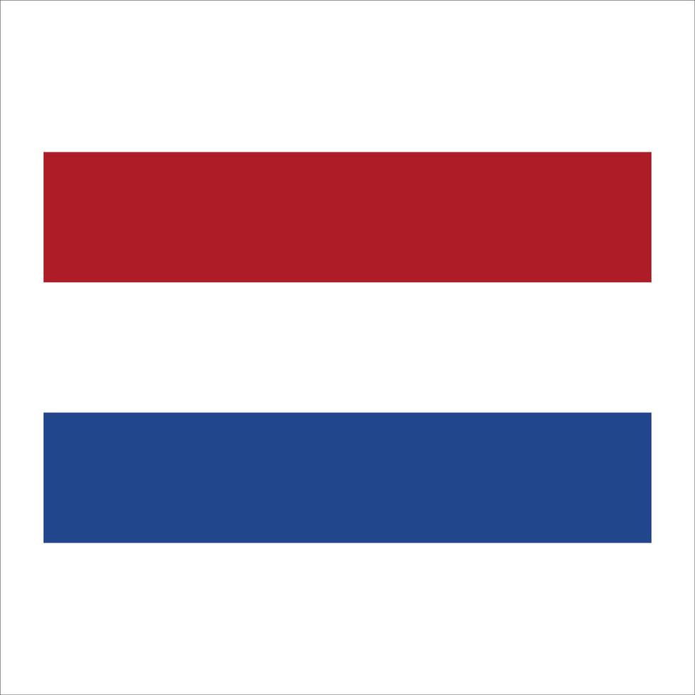The flag of the netherlands vector