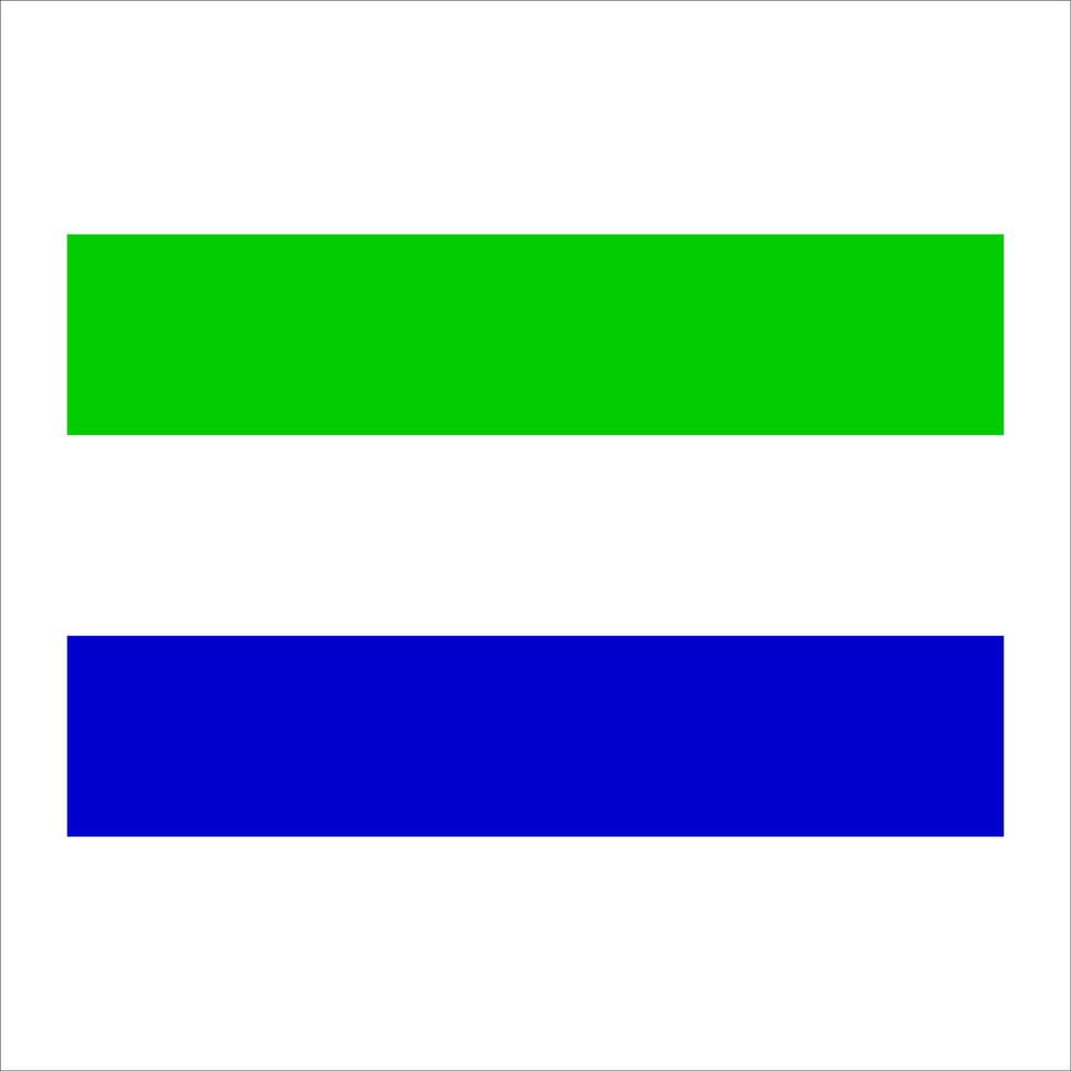 The flag of the republic of cote d'ivoire vector