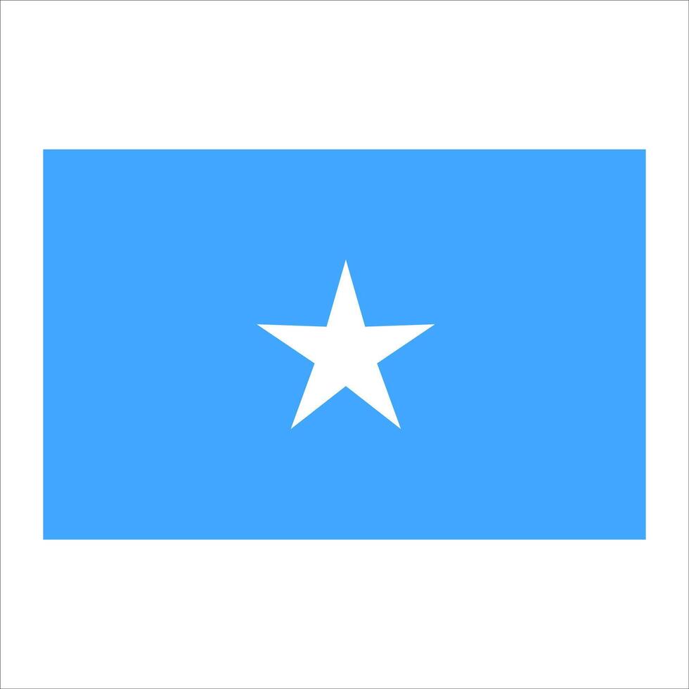 Flag of somalia vector