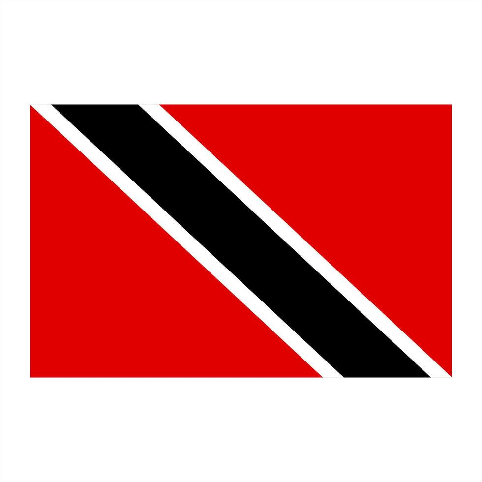 The flag of trinidad and tobago vector