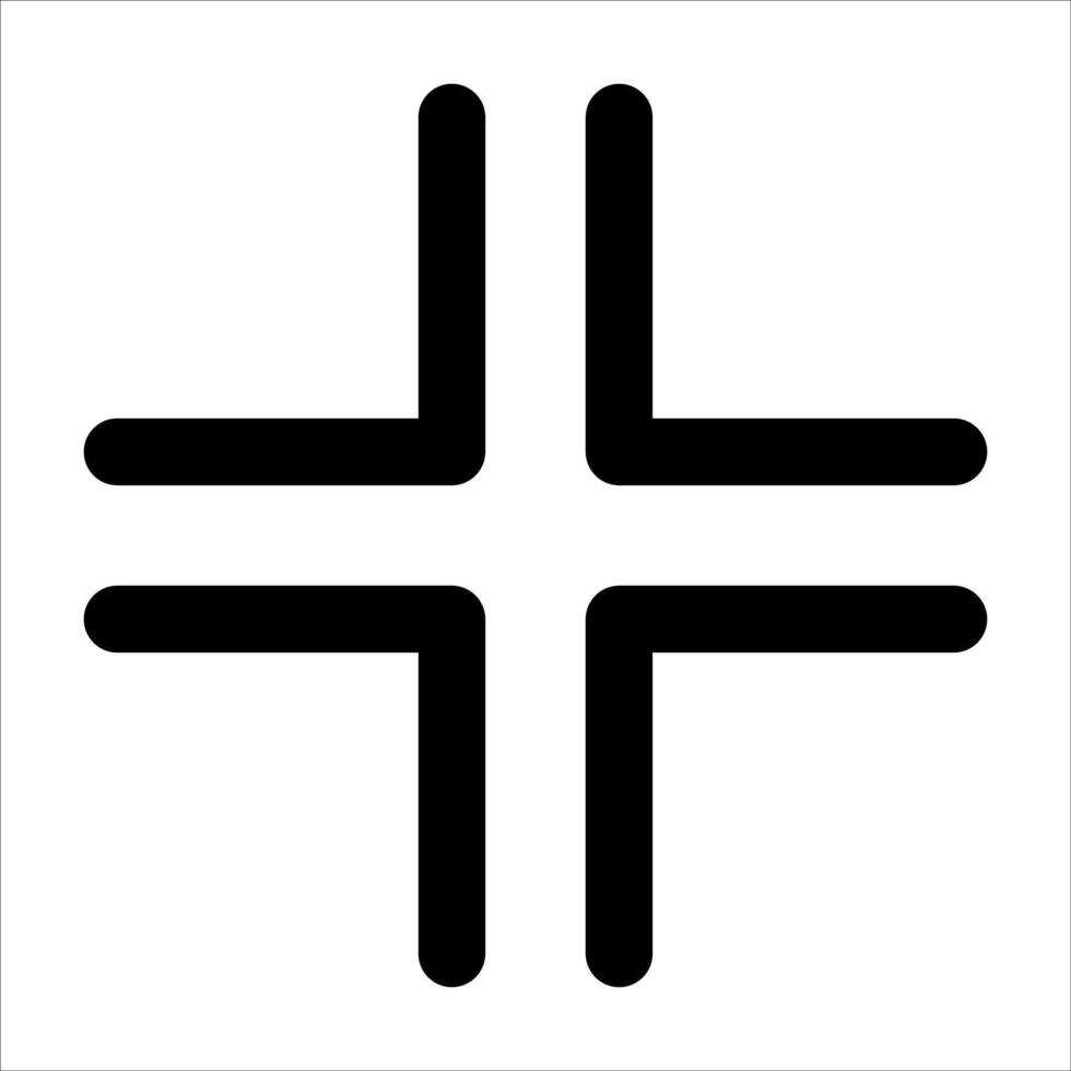 Cross symbol icon illustration vector
