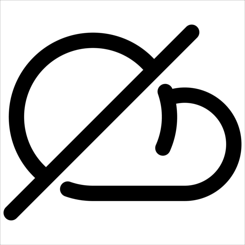 No knitting sign vector