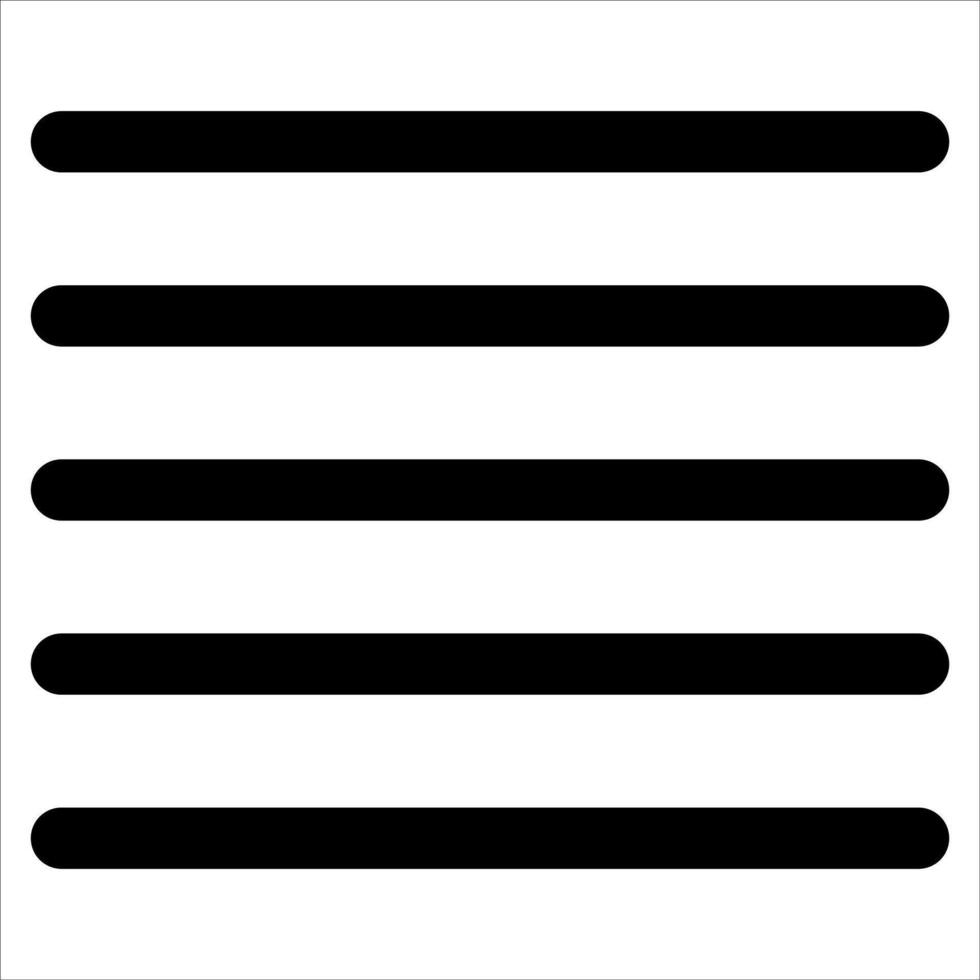A black and white image of a line of black and white stripes vector