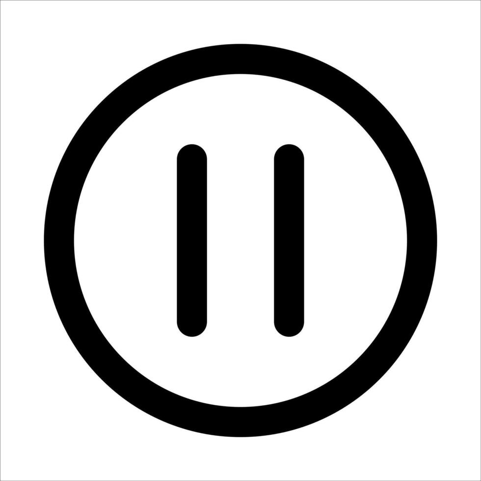 A black and white icon of a two - sided button vector