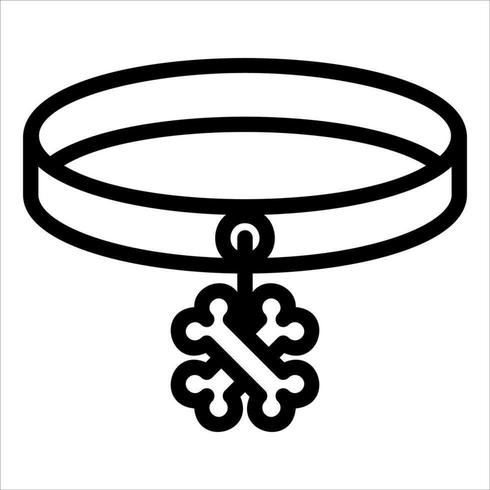 A black and white illustration of a bracelet with a cross vector