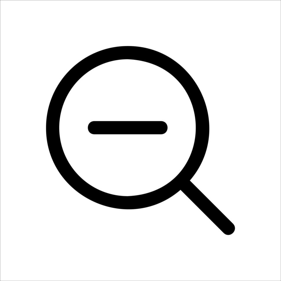 Magnifying icon illustration vector