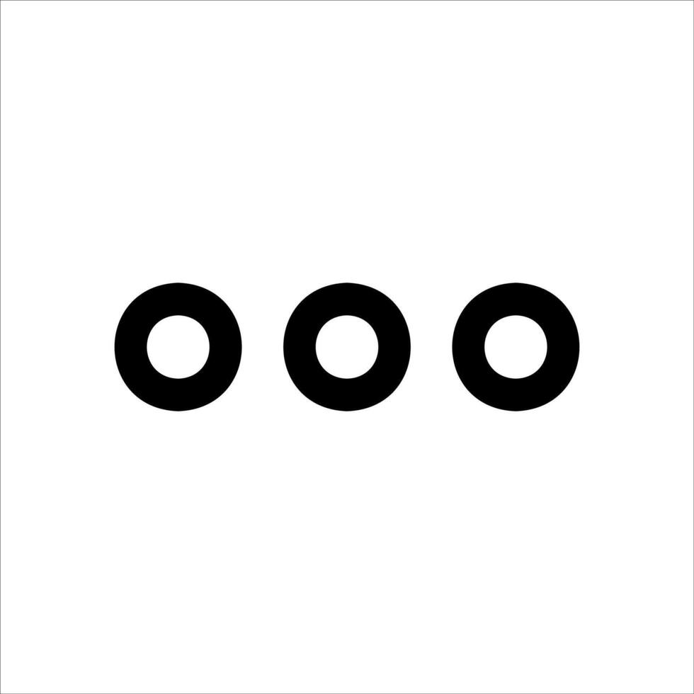 The logo for ooo is shown on a white background vector