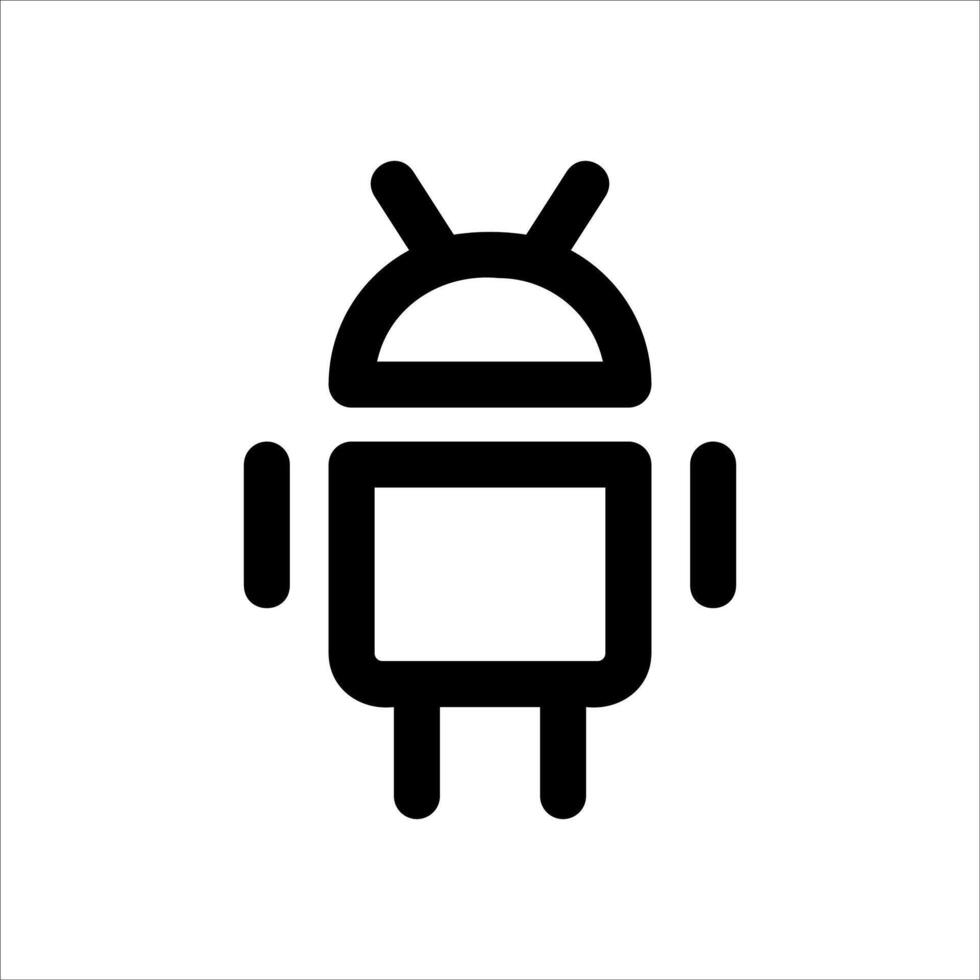 Android icon illustration vector