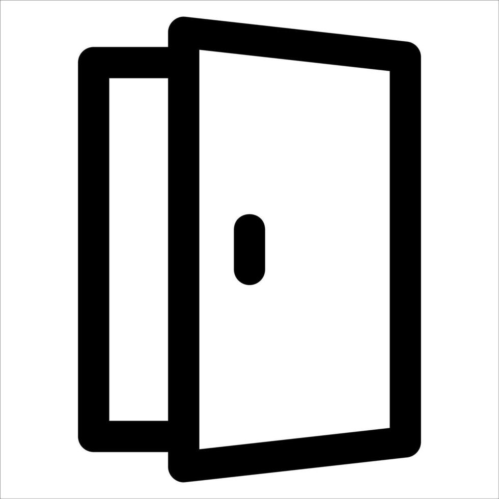 Door icon illustration vector
