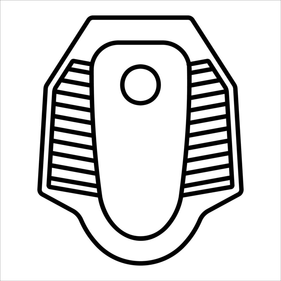 A black and white drawing of a car engine vector