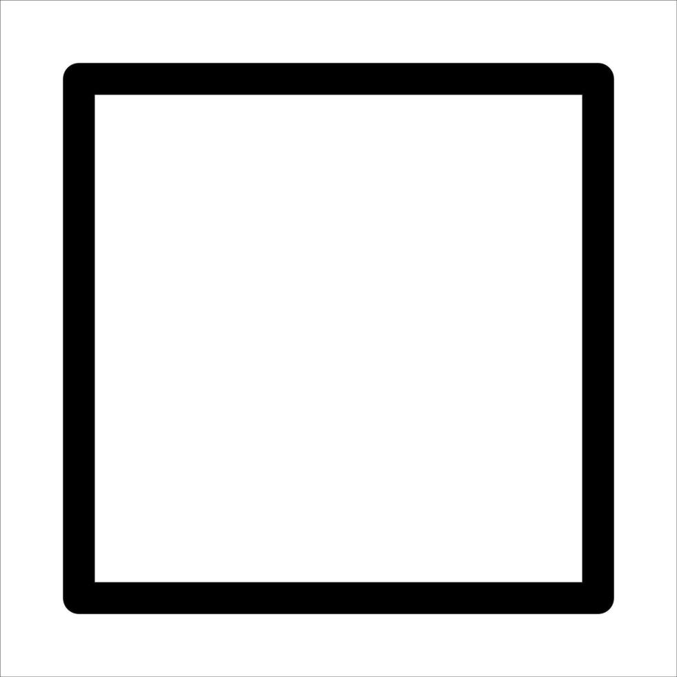 Square icon illustration vector