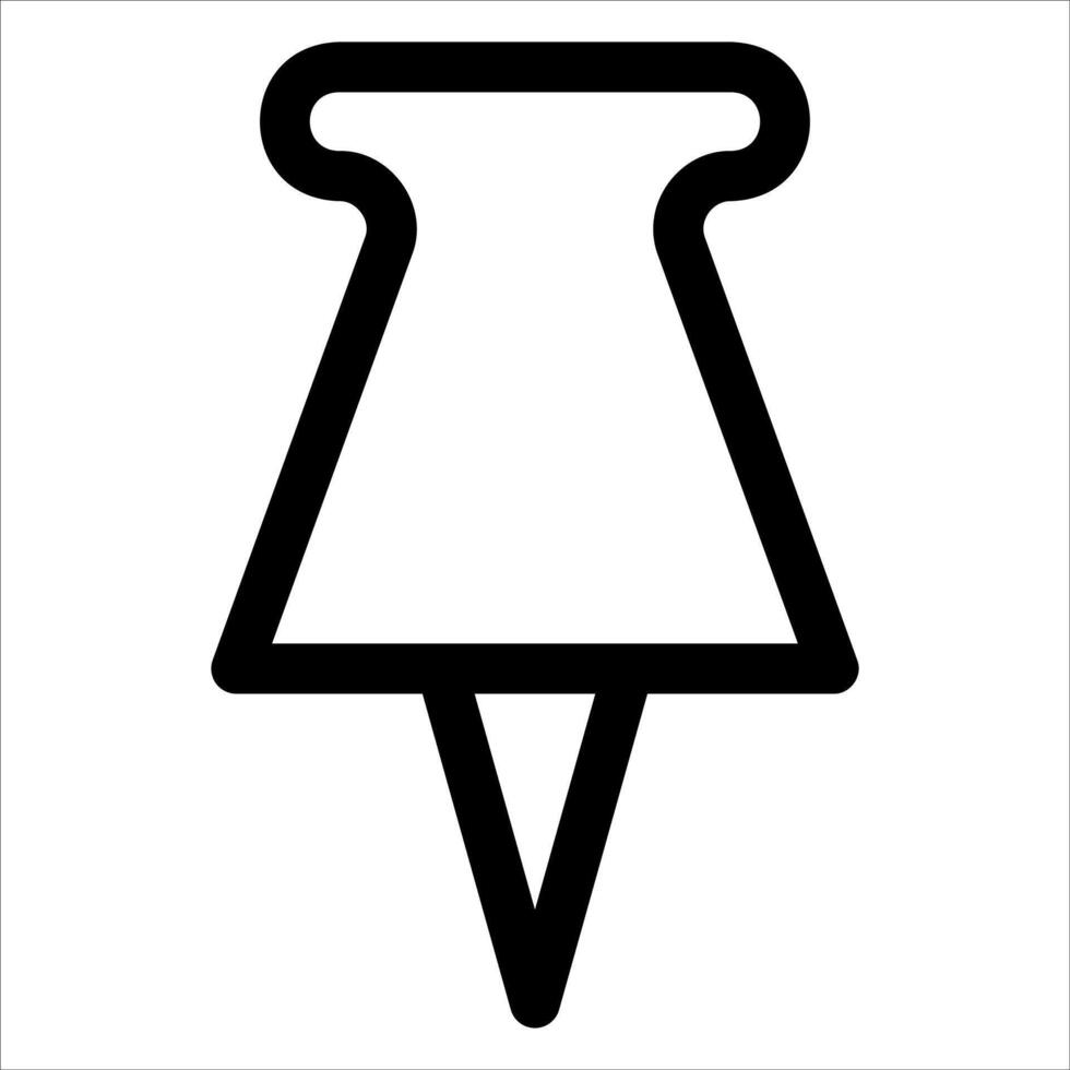 A black and white icon of a light bulb vector