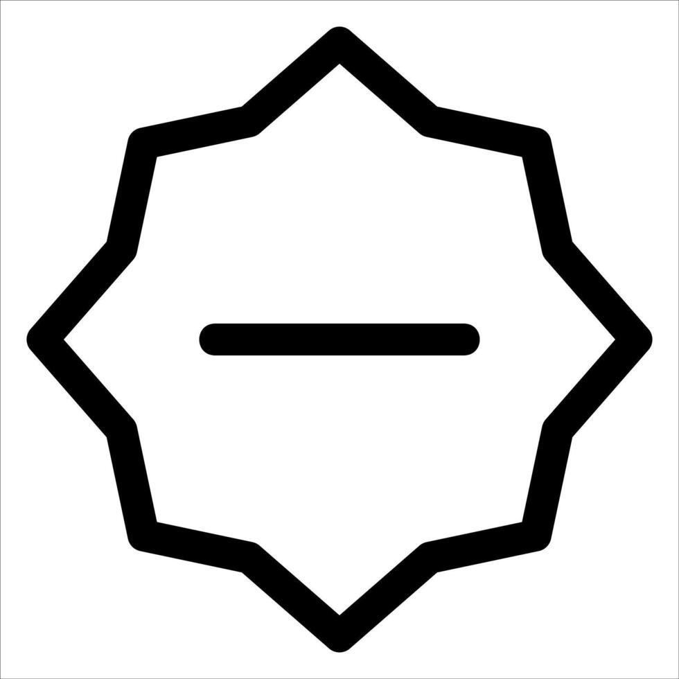 A black and white icon of a star with an e vector