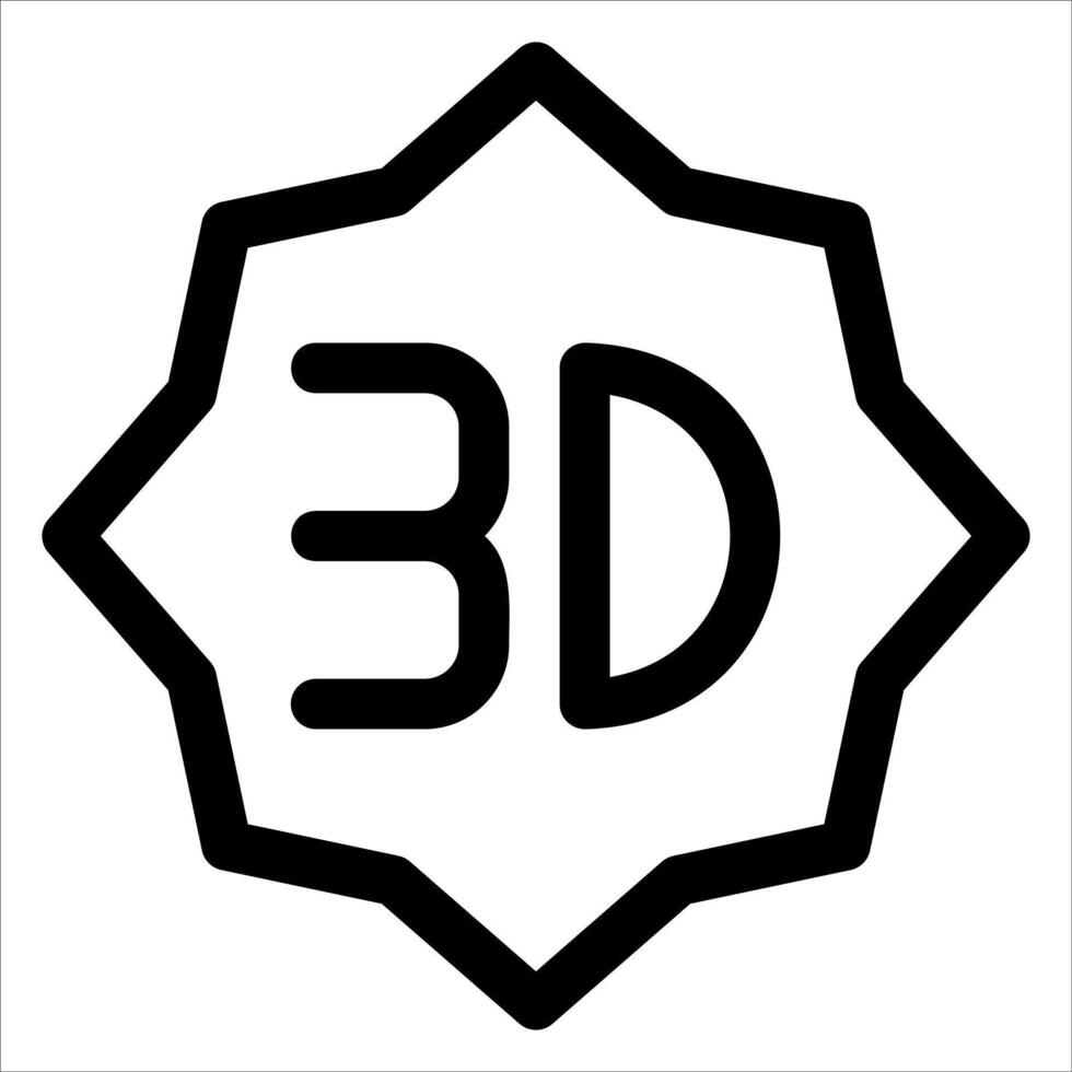 The logo for 3d printing company, 3d printing vector