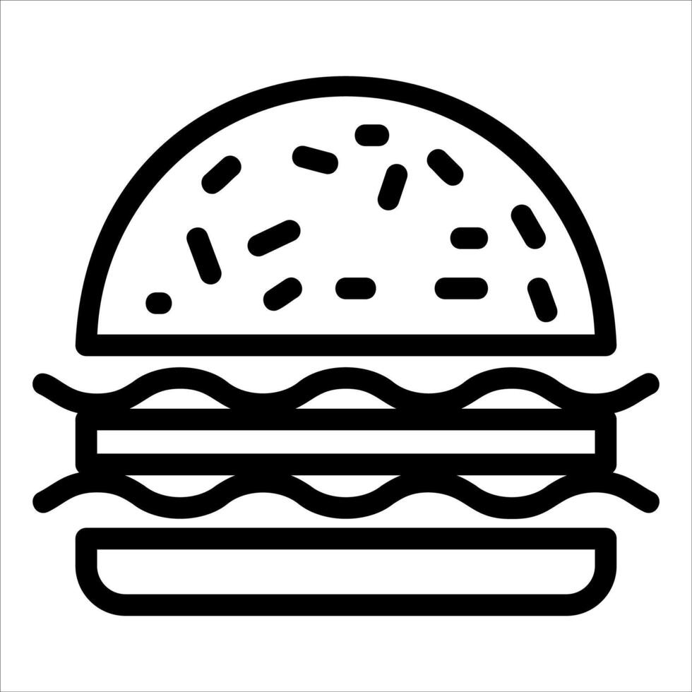 A hamburger icon on a white background vector