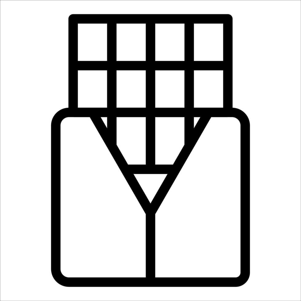 A black and white icon of a box with a square vector