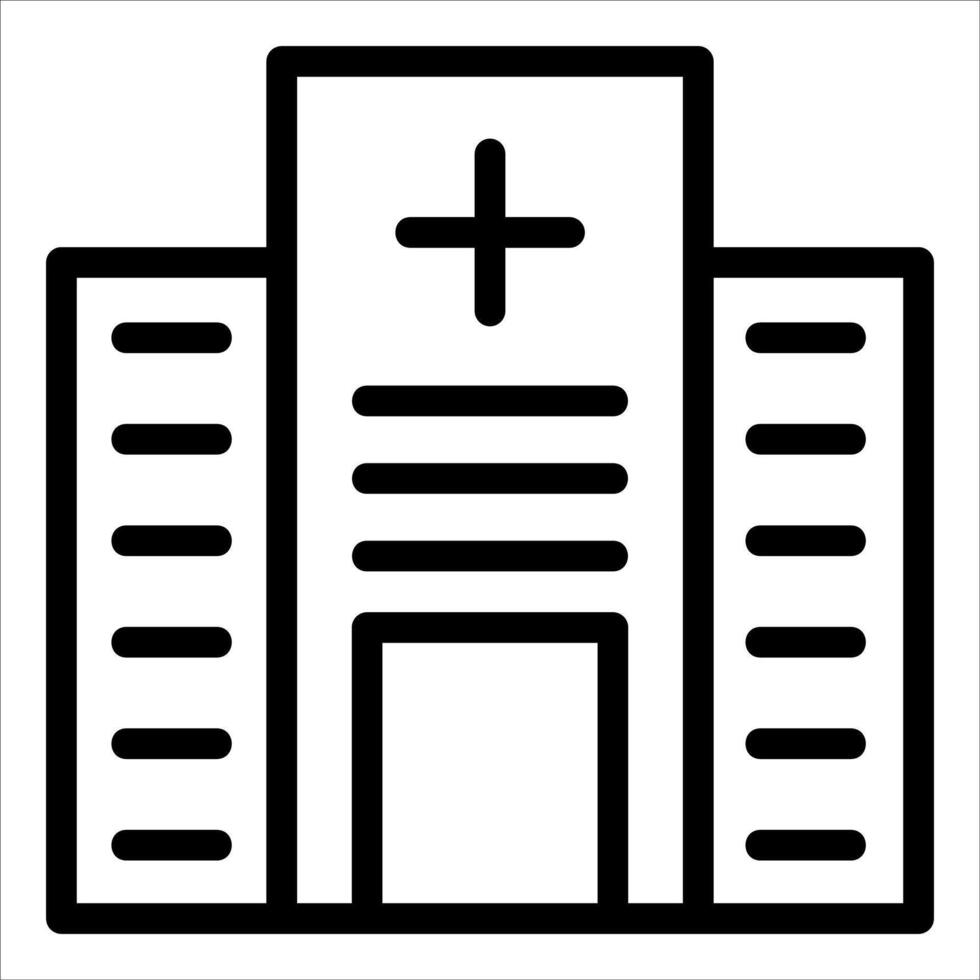 A building with a cross on it vector
