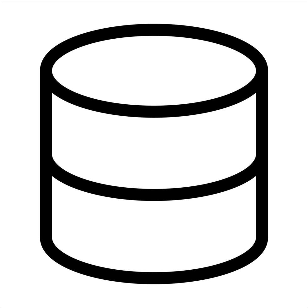 A black and white image of a large data file vector