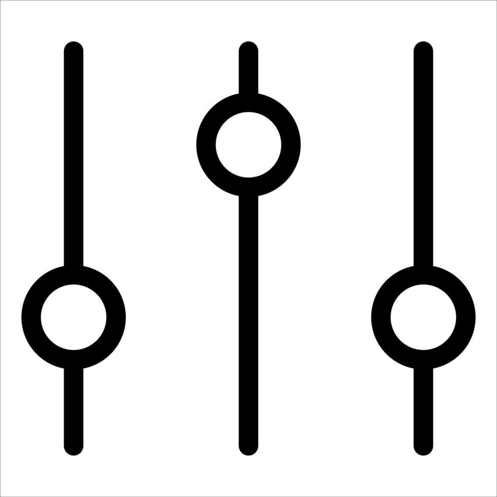 A black and white image of three electrical symbols vector