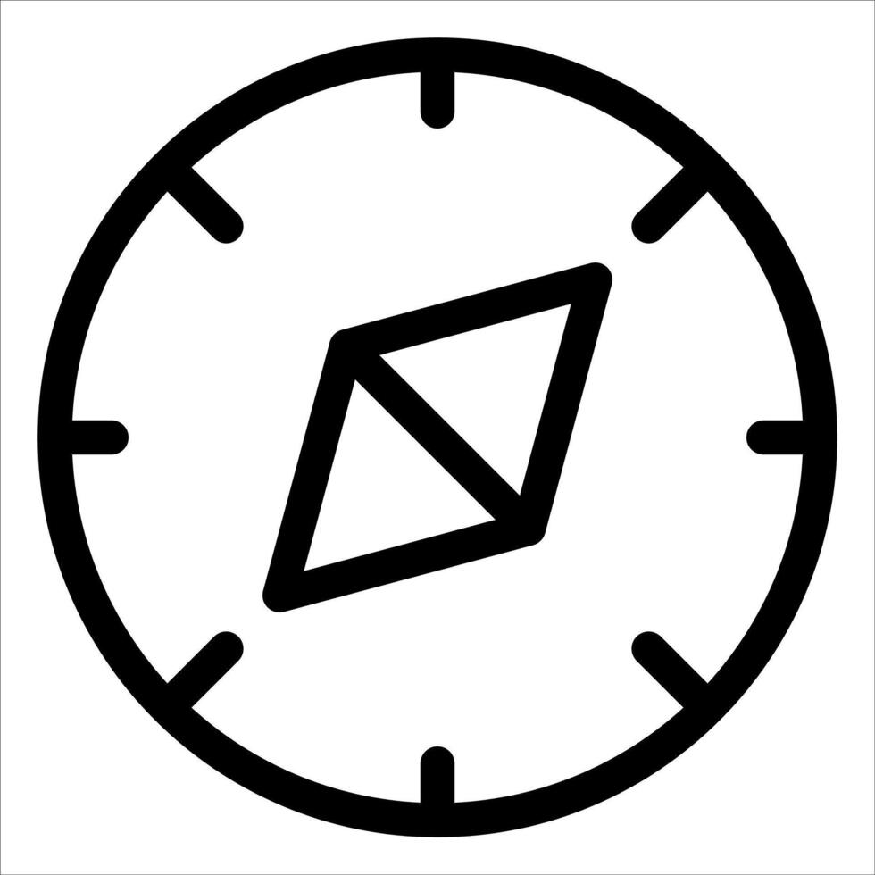 A black and white clock icon with a square vector
