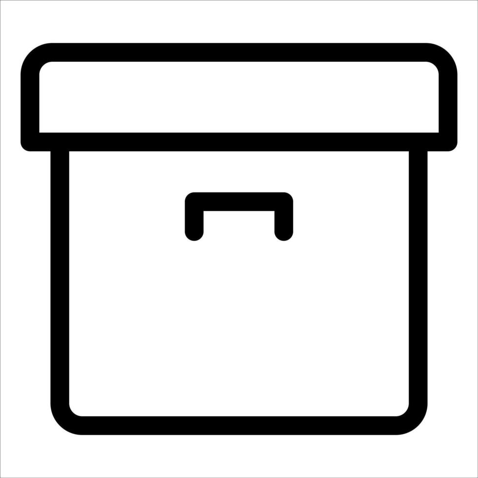 File cabinet icon illustration vector
