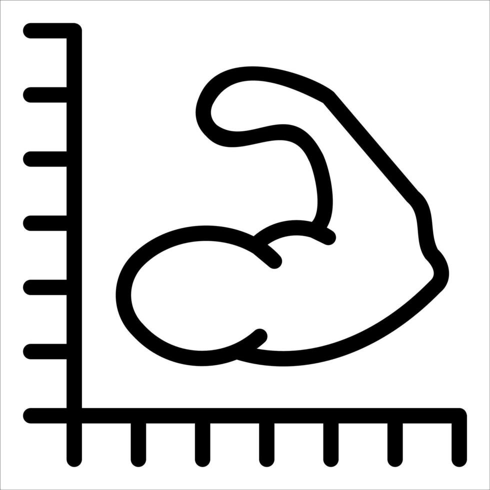 A black and white drawing of a person's arm vector