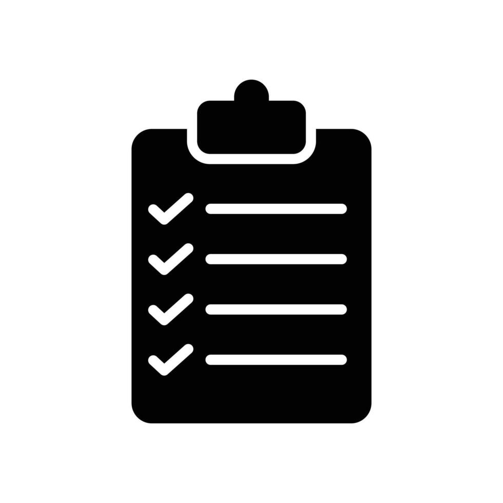 Clipboard icon . Task list guideline sign. ask Management and To-Do List Symbol Design illustration. vector