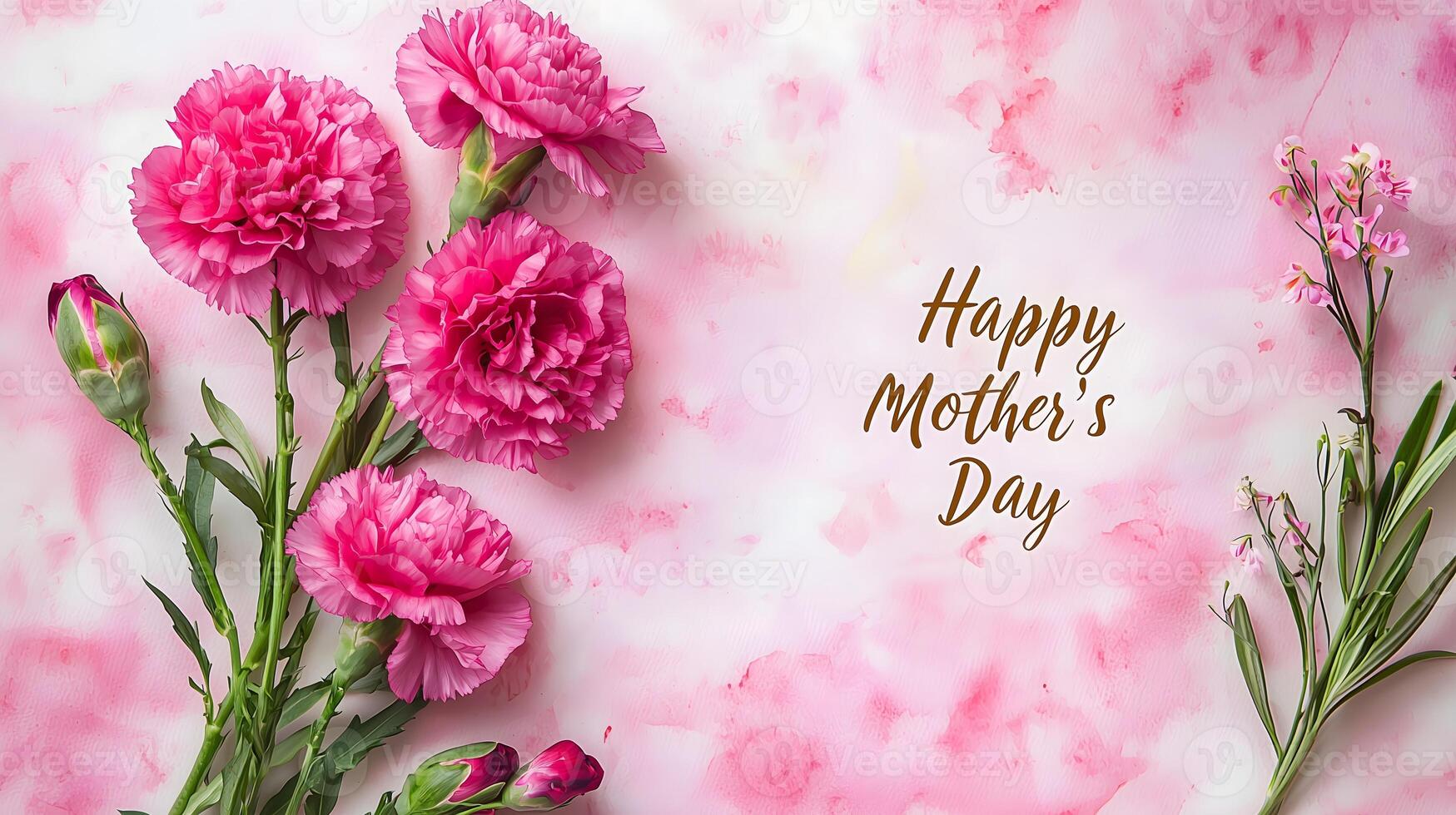 Delicate Carnation Blooms for Mother's Day photo