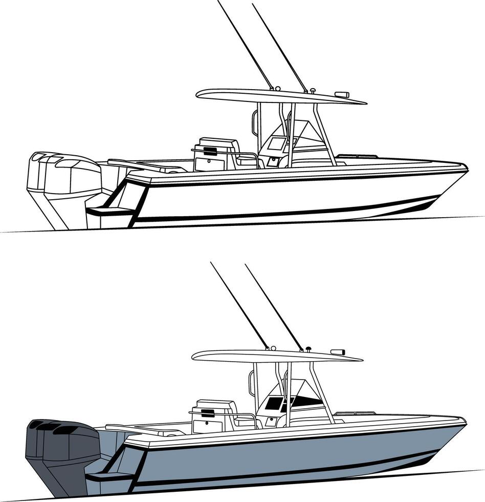 friendly anti oil boat illustration. vector