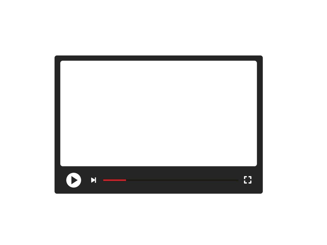 Player Interface Icon vector