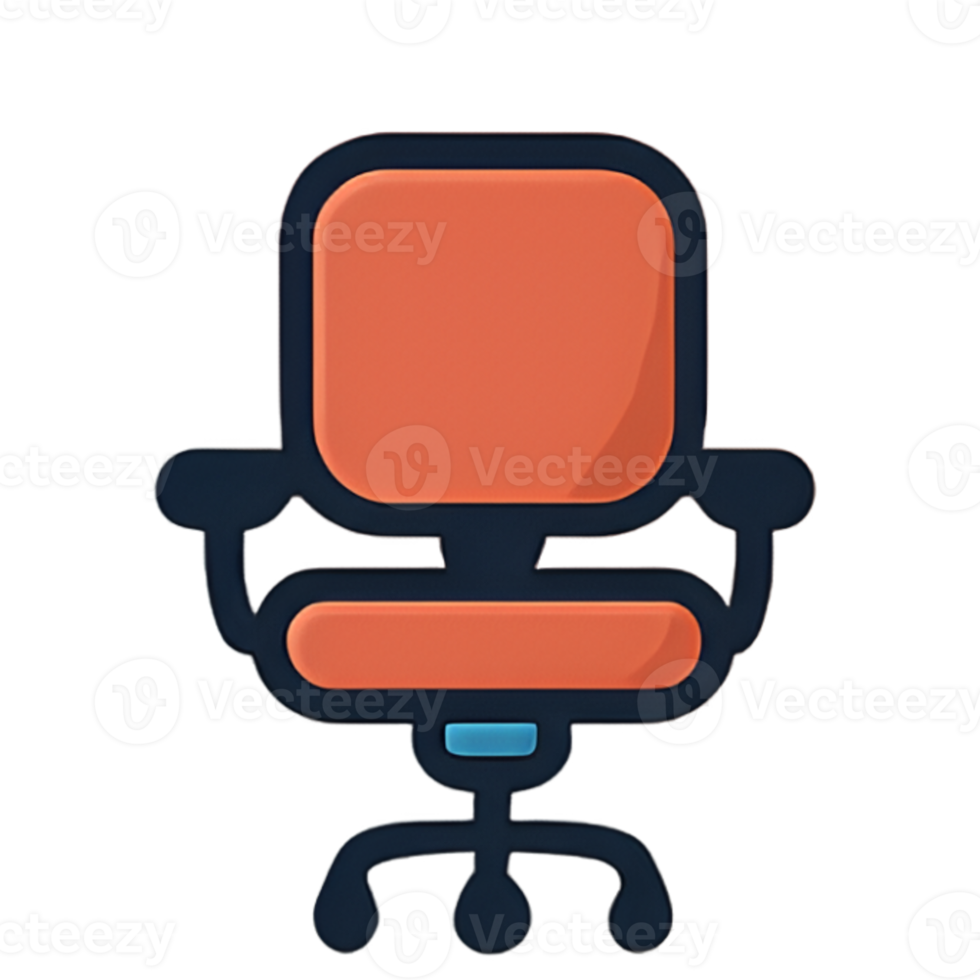 chair seat furniture ergonomic icon png