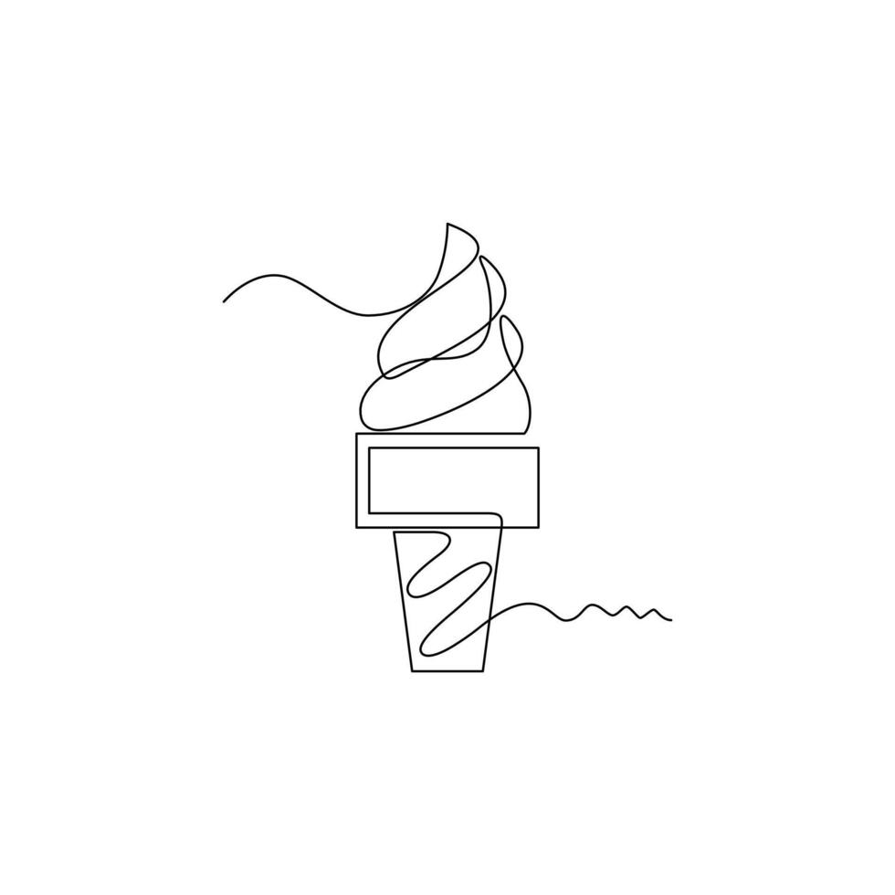 A4 Ice Cream vector