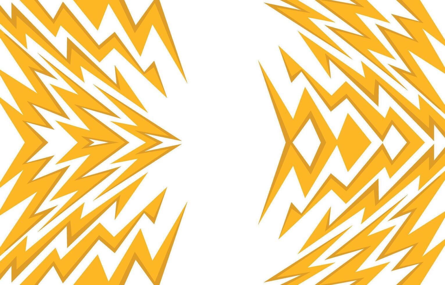 Abstract background with sharp yellow arrow line pattern and with some copy space area vector