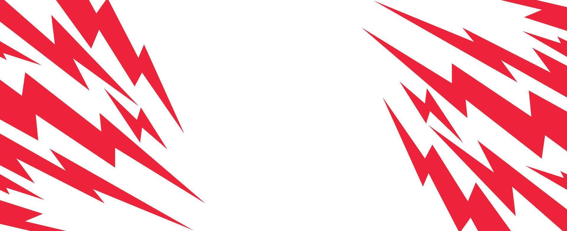 Abstract background with red sharp arrow line pattern and with some copy space area vector